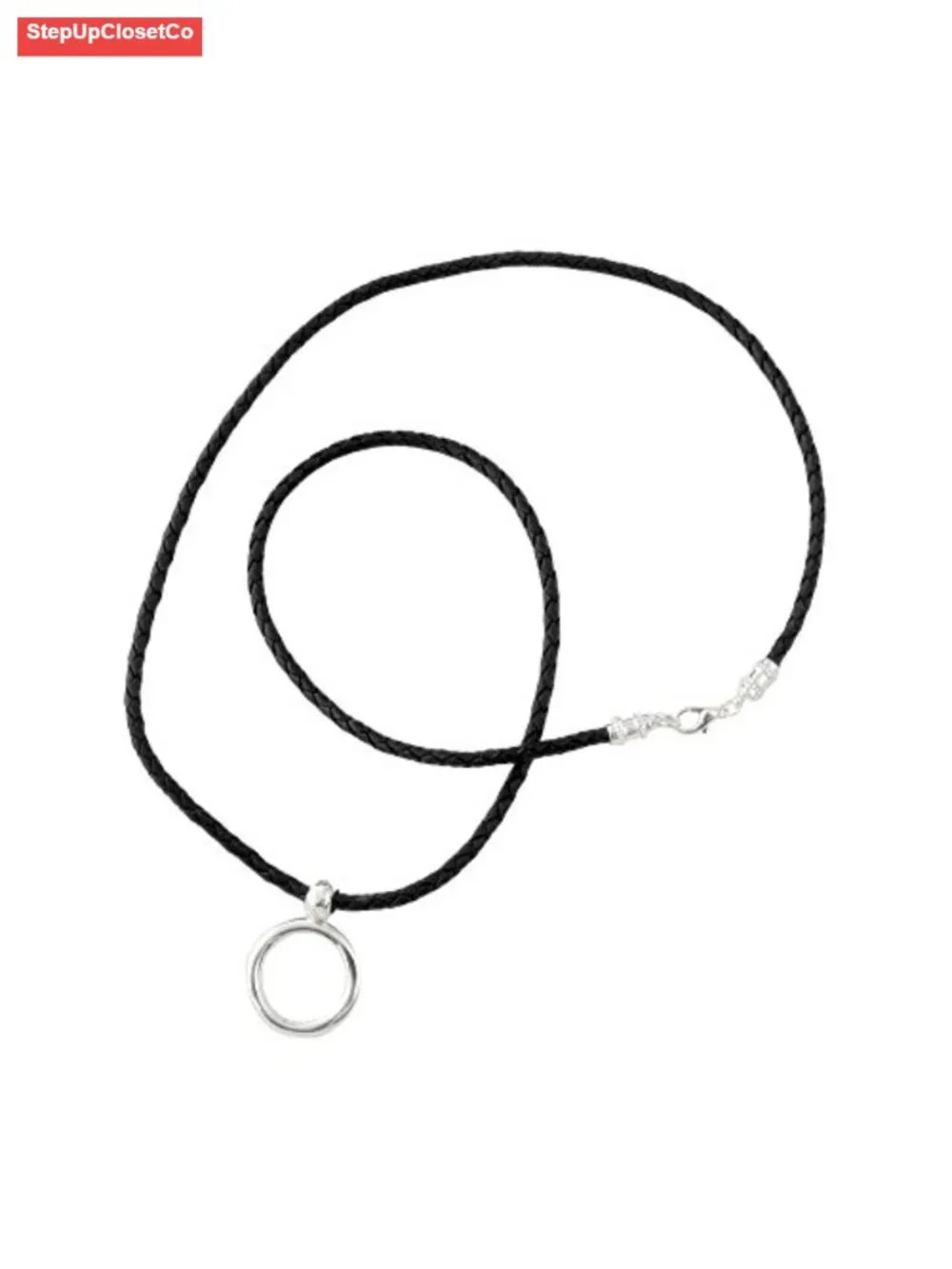 Braided Leather Eyeglass Chain Holder Necklace for Glasses Sunglasses